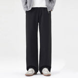 AIDASE  -  New Autumn Winter Casual Pants for Men Simple Loose Straight Retro Drapey Wide-leg Long aidase-shop