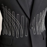 Aidase High Quality Embroidery Patterns Suit Two Piece Wedding Party Suit Groom Banquet Suit Slim Costume Homme Mariage aidase-shop