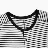 AIDASE  -  Men's Striped Pajamas O-Neck Long Sleeve Romper Home Wear Cozy Leisure Sleepwear S-3XL aidase-shop