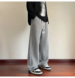 AIDASE  -  American Retro Casual Pants Men Summer Thin Breathable Cool Trendy Loose Straight Leg Floor-Length Long Pants Men aidase-shop