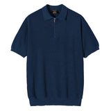 AIDASE  -  Summer New Men Tide Chic Korean Style Original Design Casual Turn-down Collar Zipper Decoration Short Sleeve T-shirt aidase-shop