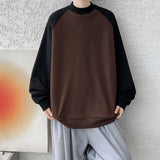 AIDASE  -  Spring Autumn New Casual Sweatshirts Men Harajuku Loose Streetwear Hoodies Male O-Neck Patchwork Pullover Hoody Plus Size M-8XL aidase-shop