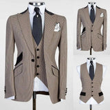 AIDASE  -  Classic Men Suit Wedding Men's Suit Party Suit Business 2-PCS Slim Tailor-Made Groom Groomsman Formal Occasions Size Customized