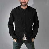 AIDASE  -  Men's Lapel Long Sleeved Shirt Spring Autumn New Thin Single-Breasted Denim Shirts Casual Fashion Daily All-Match Shirt Tops aidase-shop