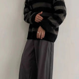 Aidase Mens Trousers Maillard Casual Business Pants Spring Autumn Office Retro British Elegant Straight Trousers Men'S Wear 2024 aidase-shop