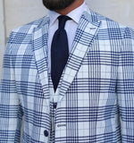 AIDASE  -  Classic 2 Piece Men Suits Coat Vest Groom Stripe Business Suit Business Wedding Blazer Pants Prom Party Jacket Size Customized aidase-shop