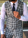 AIDASE  -  New Men Suit Hot Wedding Men's Suit Business Suit Stripe 3-Pieces Tailor-Made Groom Groomsman Formal Occasions Size Customized aidase-shop