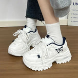 AIDASE  -  New Arrival Women's Dad Shoes Summer Butterfly Design Lightweight Platform Sneakers Height Increasing Chunky Sole Casual Walking aidase-shop