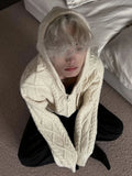 AIDASE  -  Zip Up Hoodie Men Streetwear Harajuku knit Oversized Jacket Hood Shirt Punk Gothic Y2K Clothes Sweatshirt sudaderas para hombres