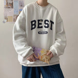 Spring Autumn Letter Hoodies For Men Oversized Sweatshirts Korean Man Clothing Casual Unisex Pullovers Thick 3XL aidase-shop