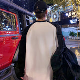 25.44Aidase Long Sleeve T-shirts Men American Streetwear Teens M-3XL Couple Clothes Baggy Tops Fashion Minimalist Students Casual aidase-shop