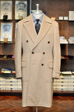 Aidase Winter Men Light Tan Suits Jacket Woolen Coat Double Breasted Buttons Blazer Custom Made Daily Casual Tweed Blends Overcoat aidase-shop