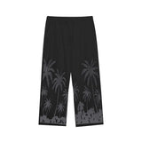 AIDASE  -  autumn and winter Hawaii beach men's printed casual cotton and linen loose trousers aidase-shop