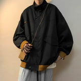 AIDASE  -  American High-end Retro Work Jacket Men's Spring New Korean Design High Street Trend Loose Casual Baseball uniform Aesthetic aidase-shop