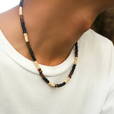 AIDASE  -  Bohemian Style Men's Wooden Bead Necklace Men's Trendy High-end Niche Beaded Coconut Shell Clavicle Chain aidase-shop