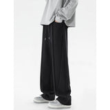 AIDASE  -  Gray Men's Autumn American High Street Heavy Sports Trendy Brand Straight Casual Wide-leg Trousers aidase-shop