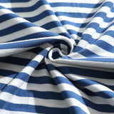 AIDASE  -  America Style Vintage Striped T-shirt Men Summer Fashion O-neck Short Sleeve Loose Casual Pullovers Couple Style Sea Spirit Tops aidase-shop