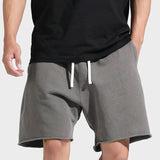 AIDASE  -  New Sports Shorts Men's Summer Trend Fitness Training Zipper Pocket Four Or Five Quarter Pants Solid Color Everything