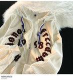 Retro Hoodie Men Sweatshirt Letter Labelling Graphic Graffiti Hip Hop Streetwear Hoodie Autumn Patchwork Pullover Hoodies