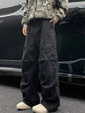 AIDASE  -  Spring Big Pocket Men's Cargo Pants Japanese Y2k Harajuku Loose Straight Wide Leg Trousers Baggy Pants Man Hip Hop Sweatpants aidase-shop
