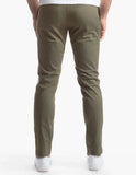 AIDASE  -  Men Lightweight Cotton Spandex Chinos Athletic Fit Tapered Leg Muscle Pants Summer Breathable Casual Stretch Slim Fit Trousers aidase-shop