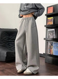 AIDASE  -  Scimitar Trousers Men's Winter Oversize Lazy and Relaxing Pants Straight Wide-leg Pants aidase-shop