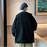 Aidase 2024 Mulit Pockets Men Cargo Jackets Hip Hop Windbreaker Fashion Loose Streetwear Coats Windproof  High Street Oversize Overcoat aidase-shop