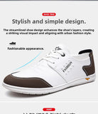 AIDASE  -  Men's Casual Leather Shoes Knot Business Leisure British Style round Toe Low Heel Anti-Slip Leather Lined Rubber Bottom aidase-shop