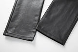 AIDASE  -  Men's Solid Color Simple Basic Casual Trendy Straight Black Jeans Pants Male Fashion High Street Denim Trousers Bottom Clothes aidase-shop