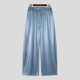 AIDASE  -  Mens Pants Solid Color Joggers Drawstring Loose Casual Wide Leg Trousers Men Streetwear 2025 Fashion Long Pants S-5XL aidase-shop