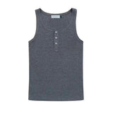 AIDASE  -  Summer New Casual Mens Ribbed Vest Sexy Stretchy Slim See Through Tank Tops For Men Daily Leisure Sleeveless Crop Camisoles aidase-shop