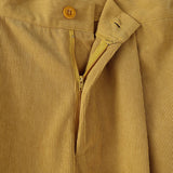 AIDASE  -  Men Corduroy Pants Solid Color Button Joggers Loose Wide Leg Trousers Men Streetwear 2025 Fashion Casual Male Long Pants aidase-shop