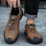 52.74Aidase Handmade Leather Casual Men Shoes Summer Hot Sale Breathable Non-Slip Men Loafers High End Wear-Resistant Flat Men Driving Shoes aidase-shop