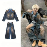 AIDASE  -  American Retro Y2K New Fashion Men Clothing Street Hip Hop Gothic Harajuku Oversize couple street Joker Jacket Tops aidase-shop