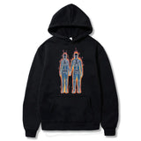 Skeleton Thermal Imaging Graphic Print Hoodie Men's Hip Hop Streetwear Men Women Fleece Cotton Hoodies Unisex Fashion Sweatshirt aidase-shop