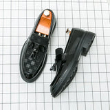 Aidase Men Shoes Casual Fashion Luxury Breathable Loafers Leather Mens Dress Shoes New Arrival High Quality Italian Shoes For Men aidase-shop
