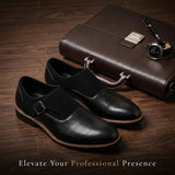 AIDASE  -  Men Business Formal Leather Shoes Men Comfortable Breathable Anti-slip Office Brand Shoes Gentleman Social Shoes Sizes 38-46 aidase-shop
