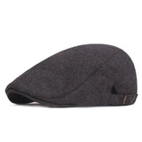 Aidase Men Retro Herringbone Grid Newsboy Caps British Painters Hats Spring and Summer Adjustable Flat Cap Hip Hop Berets aidase-shop
