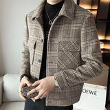 Aidase Male Coats Slim Fit High Quality Men's Wool & Blends Jackets Vintage Joker Harajuku Casual Luxury Designer Cheap Clothes Offer aidase-shop