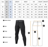Aidase Men's Compression Leggings Sports Base Layer Running Workout Basketball Athletic Gym Tights Pants aidase-shop