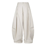 AIDASE  -  Casual American High-End Canvas Utility Pants Men Women Neutral Style Versatile CleanFit Wide Leg Pants Knife Edge Detail aidase-shop