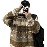 AIDASE  -  Laid-back Style Men's Knitwear round Neck Thickened Winter Casual Loose Fit Teenager Student Inner Wear Vintage Autumn Winter Fa aidase-shop