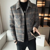Aidase Male Coats Slim Fit High Quality Men's Wool & Blends Jackets Vintage Joker Harajuku Casual Luxury Designer Cheap Clothes Offer aidase-shop
