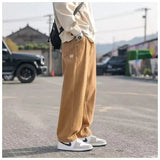AIDASE  -  American high street workwear men spring and autumn new thin retro casual loose straight pants aidase-shop