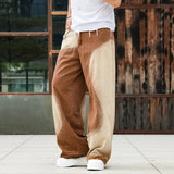 AIDASE  -  Men Color-coded Straight Simple Basic Floor Length Casual Jeans Pants Four Seasons American Style Male Denim Trousers Clothes aidase-shop