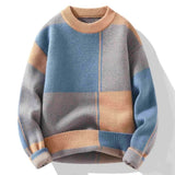 Aidase Round Collar Crewneck Long Sleeve Thick Knitwear Original Autumnr and Winter Pullover Man Casual Y2k Knitted Sweaters for Men aidase-shop
