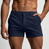 AIDASE  -  Men Corduroy Shorts Stylish Skinny Gym Sweat Shorts Summer Casual Sexy Bodybuilding Workout Short Boy Glitter aidase-shop