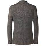 Aidase Men's Korean Version of The Trend Casual Wedding Hosting Solid Color Wool British Style Business Fashion Blazer Gentleman's Suit aidase-shop