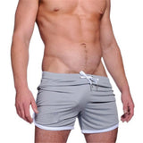 AIDASE  -  Striped Beach Shorts Men Fashion Swimwear Men'S Gym Workout Shorts Bodybuilding Weightlifting Pants Training Menswear Clothing aidase-shop