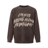 AIDASE  -  Winter New Fashion Men's O-neck Long Sleeve Casual Trendy Daily Simple Basic Loose Knitted Sweater Pullovers Male Clothes Tops aidase-shop